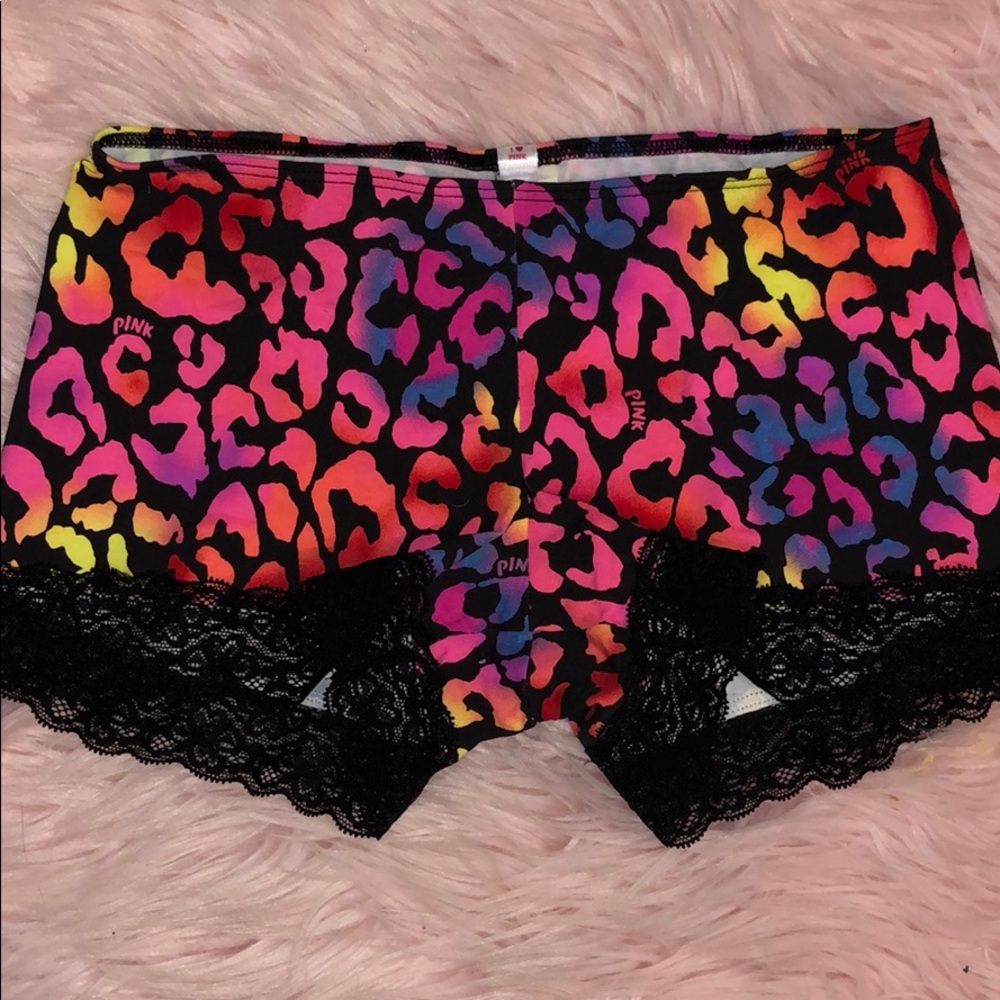 Cheetah Print Lace Leg Boyshort/Sleep Short NWT